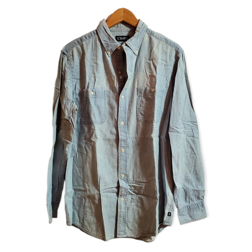 Men's CHAPS chambray shirt